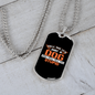 It's Just a Dog Necklace Stainless Steel or 18k Gold Dog Tag 24" Chain-Express Your Love Gifts