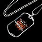 It's Just a Dog Necklace Stainless Steel or 18k Gold Dog Tag 24" Chain-Express Your Love Gifts