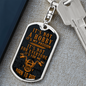 It's Not A Hobby Biker Keychain Stainless Steel or 18k Gold Dog Tag Keyring-Express Your Love Gifts