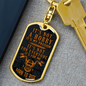 It's Not A Hobby Biker Keychain Stainless Steel or 18k Gold Dog Tag Keyring-Express Your Love Gifts