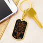 It's Not A Hobby Biker Keychain Stainless Steel or 18k Gold Dog Tag Keyring-Express Your Love Gifts