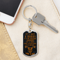It's Not A Hobby Biker Keychain Stainless Steel or 18k Gold Dog Tag Keyring-Express Your Love Gifts