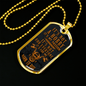 It'S Not A Hobby Biker Necklace Stainless Steel or 18k Gold Dog Tag 24" Chain-Express Your Love Gifts