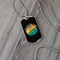 It's Time For Plan B Crypto Necklace Stainless Steel or 18k Gold Dog Tag 24" Chain-Express Your Love Gifts