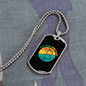 It's Time For Plan B Crypto Necklace Stainless Steel or 18k Gold Dog Tag 24" Chain-Express Your Love Gifts