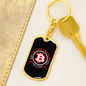 It's Time For The Plan Bitcoin Crypto Keychain Stainless Steel or 18k Gold Dog Tag Keyring-Express Your Love Gifts