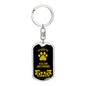 Italian Greyhound Keychain Stainless Steel or 18k Gold-Express Your Love Gifts