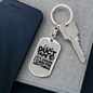 Ive Got Duct Tape Swivel Keychain Woodworker Dog Tag Stainless Steel or 18k Gold-Express Your Love Gifts