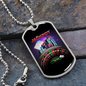 Jackpot Chips Gambler Necklace Stainless Steel or 18k Gold Dog Tag 24" Chain-Express Your Love Gifts