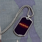 Jackpot Gambler Necklace Stainless Steel or 18k Gold Dog Tag 24" Chain-Express Your Love Gifts