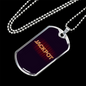Jackpot Gambler Necklace Stainless Steel or 18k Gold Dog Tag 24" Chain-Express Your Love Gifts