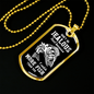 Jealous Of My Catch Fishingnecklace Stainless Steel or 18k Gold Dog Tag 24" Chain-Express Your Love Gifts