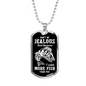 Jealous Of My Catch Fishingnecklace Stainless Steel or 18k Gold Dog Tag 24" Chain-Express Your Love Gifts