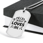 Jesus And Me Christian Necklace Stainless Steel or 18k Gold Dog Tag 24" Chain-Express Your Love Gifts