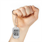 Jesus And You Christian Necklace Stainless Steel or 18k Gold Dog Tag 24" Chain-Express Your Love Gifts