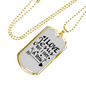 Jesus But I Cuss Christian Necklace Stainless Steel or 18k Gold Dog Tag 24" Chain-Express Your Love Gifts