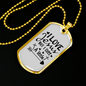 Jesus But I Cuss Christian Necklace Stainless Steel or 18k Gold Dog Tag 24" Chain-Express Your Love Gifts