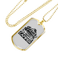 Jesus Camper Christian Necklace Stainless Steel or 18k Gold Dog Tag 24" Chain-Express Your Love Gifts
