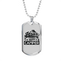 Jesus Camper Christian Necklace Stainless Steel or 18k Gold Dog Tag 24" Chain-Express Your Love Gifts