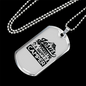 Jesus Camper Christian Necklace Stainless Steel or 18k Gold Dog Tag 24" Chain-Express Your Love Gifts