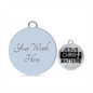 Jesus Christ Matters Stainless Steel or 18k Gold Circle Bangle Bracelet-Express Your Love Gifts