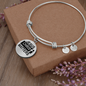 Jesus Christ Matters Stainless Steel or 18k Gold Circle Bangle Bracelet-Express Your Love Gifts