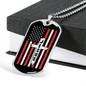 Jesus Christian Necklace Stainless Steel or 18k Gold Dog Tag 24" Chain-Express Your Love Gifts