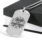 Jesus Everything Arrow Christian Necklace Stainless Steel or 18k Gold Dog Tag 24" Chain-Express Your Love Gifts