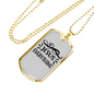 Jesus Everything Symbols Christian Necklace Stainless Steel or 18k Gold Dog Tag 24" Chain-Express Your Love Gifts
