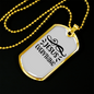 Jesus Everything Symbols Christian Necklace Stainless Steel or 18k Gold Dog Tag 24" Chain-Express Your Love Gifts