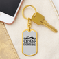Jesus Everything Symbols Keychain Stainless Steel or 18k Gold Dog Tag Keyring-Express Your Love Gifts