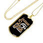 Jesus Faith Christian Necklace Stainless Steel or 18k Gold Dog Tag 24" Chain-Express Your Love Gifts