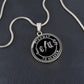 Jesus Highway to Heaven Circle Necklace Stainless Steel or 18k Gold 18-22"-Express Your Love Gifts