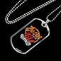 Jesus Life Christian Necklace Stainless Steel or 18k Gold Dog Tag 24" Chain-Express Your Love Gifts