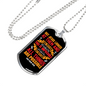 Jesus Look At Them Christian Necklace Stainless Steel or 18k Gold Dog Tag 24" Chain-Express Your Love Gifts