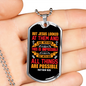 Jesus Look At Them Christian Necklace Stainless Steel or 18k Gold Dog Tag 24" Chain-Express Your Love Gifts