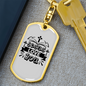 Jesus Love You Crosses Keychain Stainless Steel or 18k Gold Dog Tag Keyring-Express Your Love Gifts