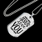 Jesus Love You With Symbols Christian Necklace Stainless Steel or 18k Gold Dog Tag 24" Chain-Express Your Love Gifts