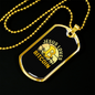 Jesus Loves Bitcoin Black Crypto Necklace Stainless Steel or 18k Gold Dog Tag 24" Chain-Express Your Love Gifts