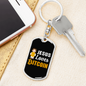 Jesus Loves Bitcoin Crypto Keychain Stainless Steel or 18k Gold Dog Tag Keyring-Express Your Love Gifts