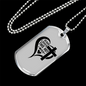 Jesus Loves Hot Miss Christian Necklace Stainless Steel or 18k Gold Dog Tag 24" Chain-Express Your Love Gifts