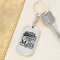 Jesus Loves This Mess Keychain Stainless Steel or 18k Gold Dog Tag Keyring-Express Your Love Gifts
