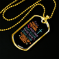 Jesus Lovin Christian Necklace Stainless Steel or 18k Gold Dog Tag 24" Chain-Express Your Love Gifts