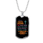 Jesus Lovin Christian Necklace Stainless Steel or 18k Gold Dog Tag 24" Chain-Express Your Love Gifts