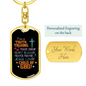 Jesus Lovin Keychain Stainless Steel or 18k Gold Dog Tag Keyring-Express Your Love Gifts