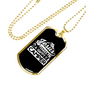 Jesus Makes Happy Camper Christian Necklace Stainless Steel or 18k Gold Dog Tag 24" Chain-Express Your Love Gifts