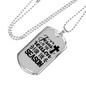Jesus Reason For Season Christian Necklace Stainless Steel or 18k Gold Dog Tag 24" Chain-Express Your Love Gifts