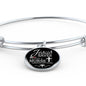 Jesus Saves I'm Just A Nurse Circle Bangle Stainless Steel or 18k Gold-Express Your Love Gifts