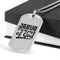 Jesus The Blessing Christian Necklace Stainless Steel or 18k Gold Dog Tag 24" Chain-Express Your Love Gifts
