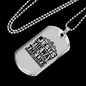 Jesus The Way Black Christian Necklace Stainless Steel or 18k Gold Dog Tag 24" Chain-Express Your Love Gifts